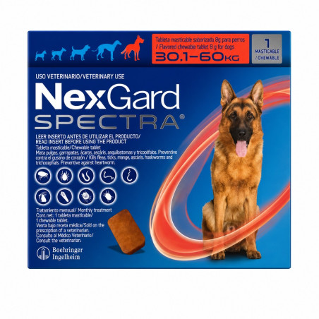 NexGard Spectra 30.1 - 60 kg.