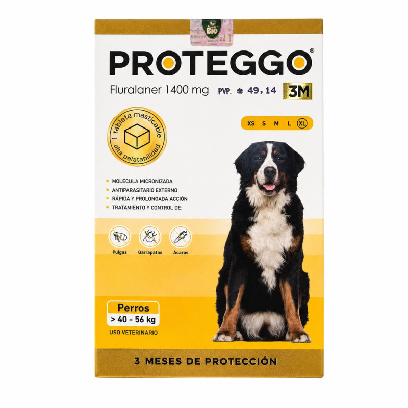 Protego 1400 mg. 40 a 56 kg.