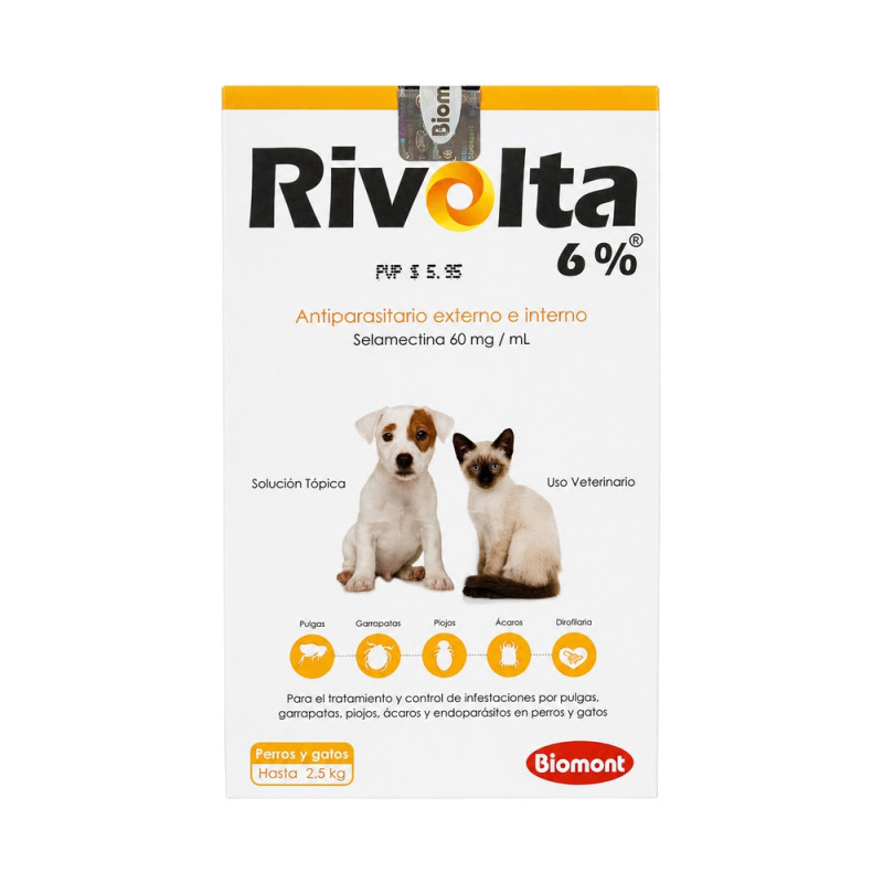 Rivolta Perros y Gatos Hasta 2.5 kg.