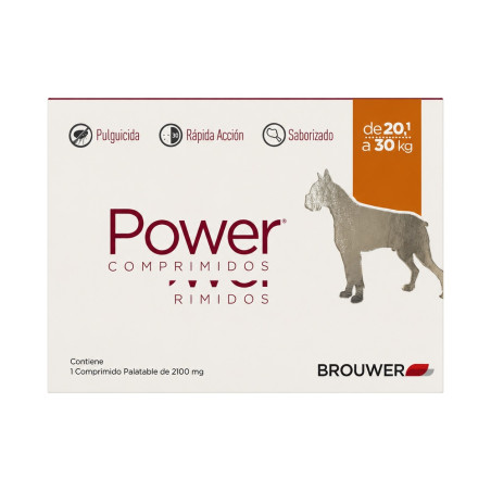 Power Comprimidos Perros de 20 a 30 kg.