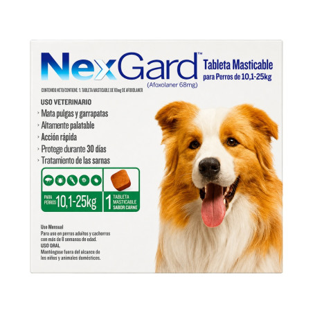 NexGard 10 - 25 kg,