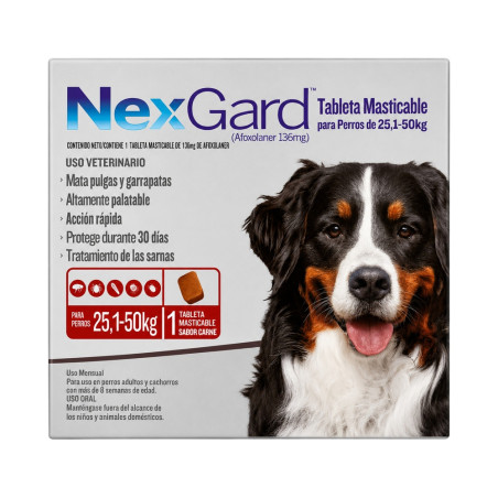 NexGard 25 - 50 kg.