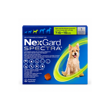 Nexgard Spectra 7.6 - 15 kg.