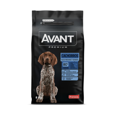 Avant Cachorro Raza Mediana Grande 8 kg.