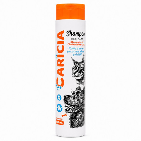 Shampoo Medicado Caricia 500 ml.