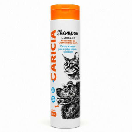 Shampoo Medicado Caricia 500 ml.