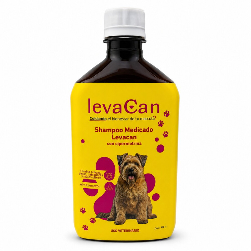 Shampoo Medicado Levacan 350 ml.