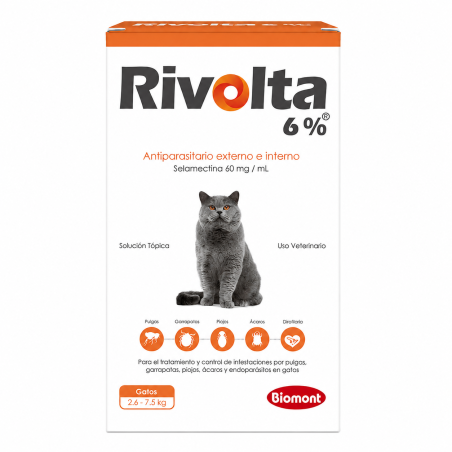 Rivolta Gatos de 2.6 a 7.5 kg.