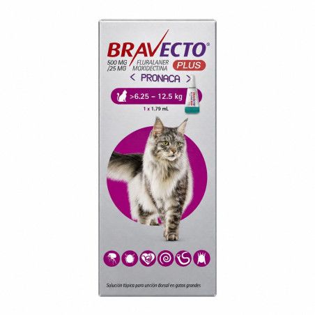 Bravecto Gatos de 6.25 a 12.5 kg (500mg)