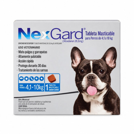 Nexgard 4 - 10 kg.