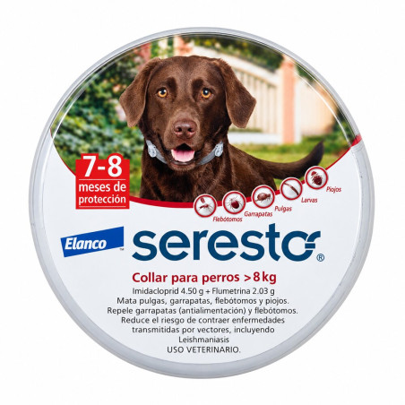 Seresto Collar Perros + 8 kg.